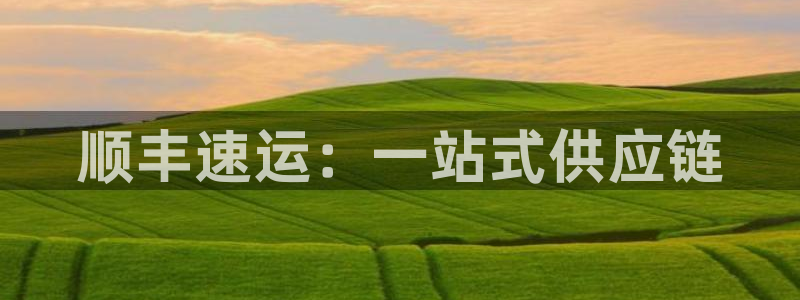 多多28麻将胡了在线试玩：顺丰速运：
