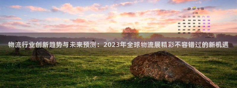 多多28h5链接：物流行业创新趋势与未来预测：2023年全球